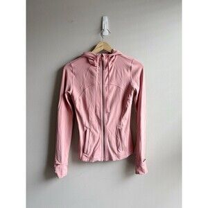 Lululemon Pink Zip Up Hooded Jacket  Size 4